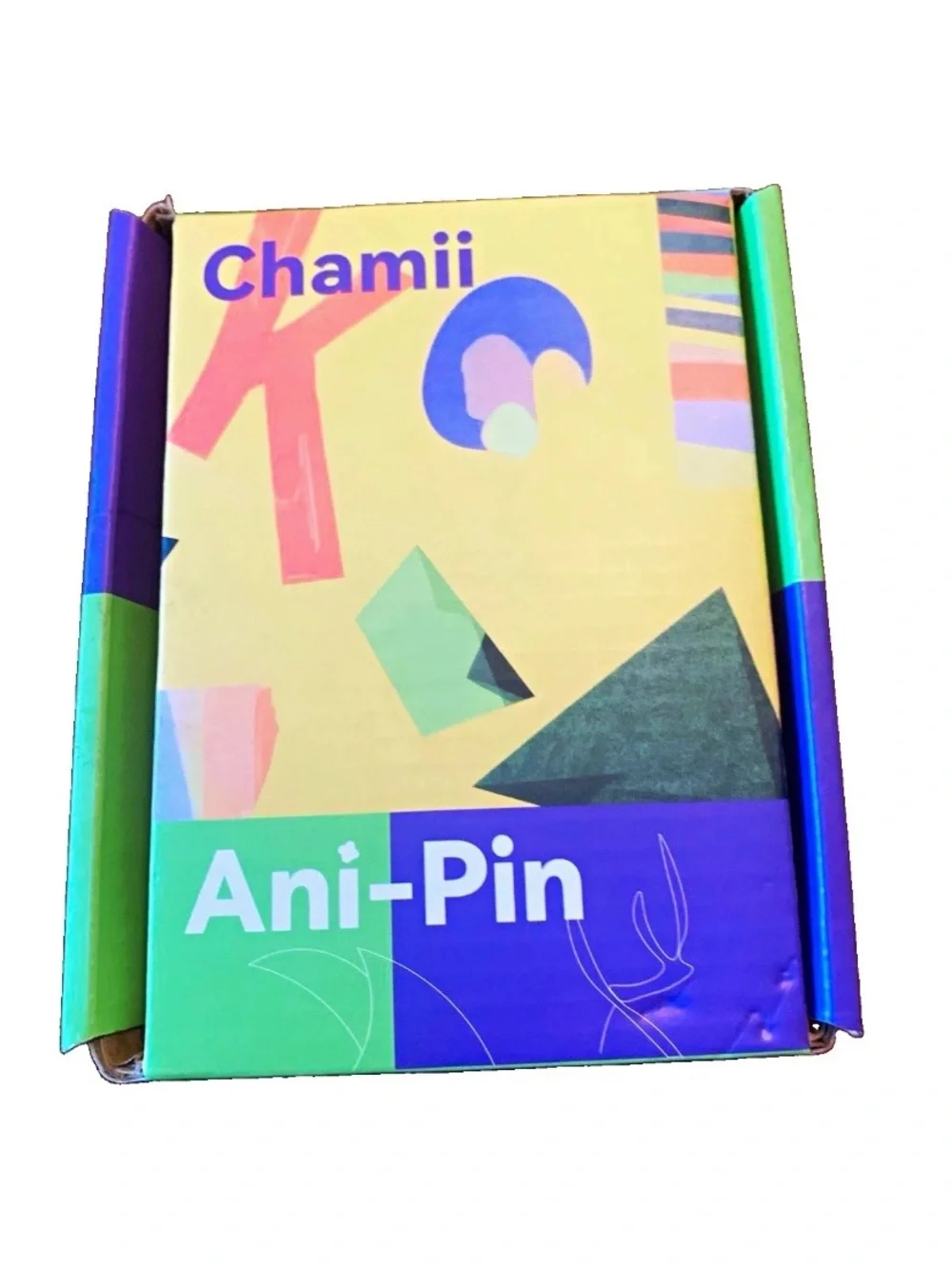 Ani-Pin Phone Accessory — Green & Blue